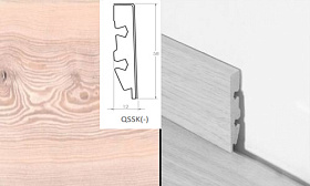 Плинтус Quick-Step QSSK 58х12мм 01486 Доска ясеня американского, 1 м.п.