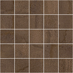 Декор мозаичный Laparet Metallica коричневый MM34035 25х25