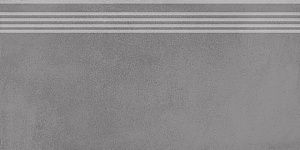 Ступень Kerama Marazzi DD253600R/GR Мирабо серый обрезной 30х60х9