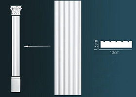 Пилястра Перфект D1501 130х2000х15 мм
