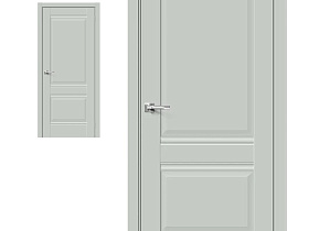 Межкомнатная дверь Браво Эмалит Прима-2 Grey Matt