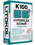 Цементный клей Litokol Hypperflex K100 Белый, 20кг