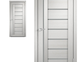 Межкомнатная дверь Velldoris 3D FLEX UNICA 3 цвет Белый стекло Мателюкс
