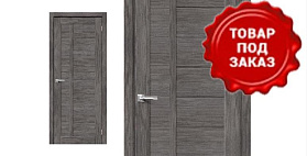 Межкомнатная дверь экошпон Porta X Порта-26 Grey Veralinga, глухое полотно