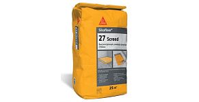 Стяжка для пола полусухая Sikafloor-27 Screed 25 кг