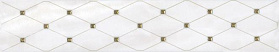 Бордюр Kerama Marazzi AD/A288/8259 Летний сад орнамент белый 30х5.7