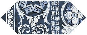 Мозаика из керамогранита Kerama MarazzI HGD/A513/35000 Декор Алмаш 2 синий глянцевый 14x34