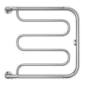 Полотенцесушитель водяной Terminus Фокстрот 1" БШ 600х600, боковое, хром