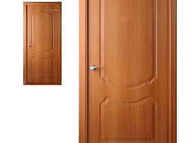Межкомнатная дверь экошпон  Belwooddoors Перфекта Миланский орех, глухое полотно