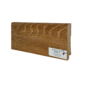 Плинтус МДФ DeArtio Best B302-17 Дуб Коричневый 80х16х2050, 1 м.п.