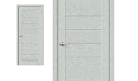 Межкомнатная дверь mr.wood Эко Шпон Браво-21 Grey Wood