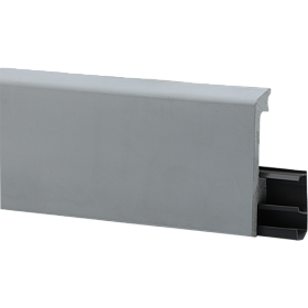 Напольный плинтус Winart HDPS  80 мм Титаниум (80x20x2000 мм), 1 п.м.