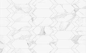 Керамическая плитка Creto 00-00-5-09-00-01-2628 Mosaic белый 25х40, 1 м.кв.