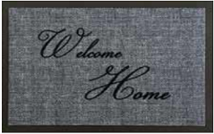Коврик Vebe Welcome Home, 70 Серый 40x60 см