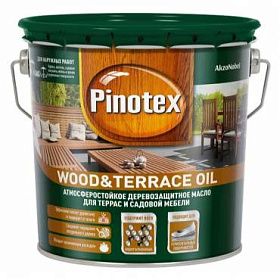 Масло для защиты террас и садовой мебели Pinotex Wood&Terrace Oil Тик (1л)