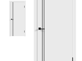 Межкомнатная дверь Velldoris Эмаль Flat M2 цвет Белый