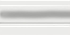 Плитка из керамогранита Kerama Marazzi FMD033 Плинтус Альвао белый матовый 20x10x13