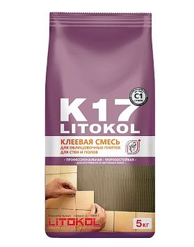 Клей для керамической плитки Litokol K17, 5кг
