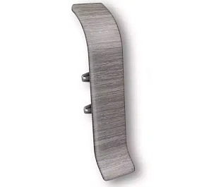 Соединитель для плинтуса Идеал Классик-70, К-П70-С 296 Орех серый, 70мм