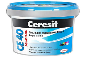 Затирка Ceresit AQUASTATIC CE40, Манхеттен 10, 2кг