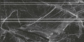 Плинтус Kerama Marazzi FMA034R Коррер чёрный глянцевый обрезной 30x15x1,7