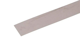 Накладка торцевая термоклеющаяся для подоконника Werzalit 610х36мм, Мрамор Bianco