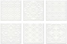 Керамическая плитка Kerama Marazzi 5226 Суррей белый 20х20 кор. 0,88кв.м./22 шт., 1 кв.м.