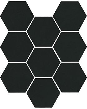 Мозаика из керамогранита Kerama Marazzi SG1008N Кальсада черный натуральный 12х10,4х7, 1 кв.м.