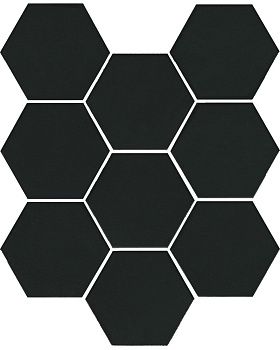 Мозаика из керамогранита Kerama Marazzi SG1008N Кальсада черный натуральный 12х10,4х7, 1 кв.м.