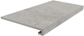 Ступень клееная Kerama Marazzi SG850390R/GCF Риальто серый светлый матовый 33x80x0,9