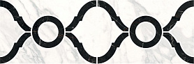 Бордюр Kerama Marazzi ID91T Фрагонар наборный белый 30x9,9x0,9