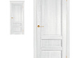 Межкомнатная дверь из массива дуба Ока Аристократ №1, Белый, глухое полотно