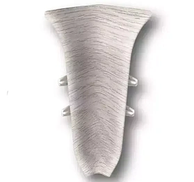 Угол внутренний для плинтуса Идеал Классик-70,К-П70-В 251 Ясень, 70 мм