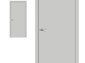 Межкомнатная дверь Браво Винил Браво-0 Grey Pro
