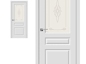 Межкомнатная дверь Скинни-15 П-23 (Белый) Худ.
