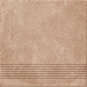 Ступень Cersanit Carpet рельеф, темно-бежевый (C-CP4A156D) 29,8х29,8, 1 кв.м.