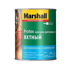 Лак Marshall Protex Яхтный полуматовый (0,75л)