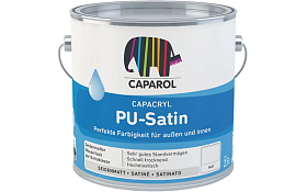 Эмаль акрил-полиуретановая Caparol Capacryl PU-Satin Basis Мittel Средняя база 2 (0,7л)