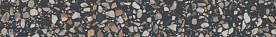 Плинтус Kerama Marazzi Тосканская коллекция Бричиола KM6060G0021RBT6 черный матовый обрезной 60x9,5x0,9