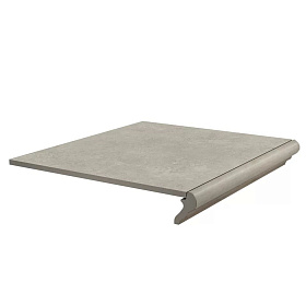 Ступень фронтальная  Kerama Marazzi KM4040G0011NGTF  Хадду серый светлый матовый 40,2x34x0,8, 1 кв.м.