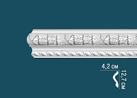 Молдинг Перфект с рисунком AC267 42х127х2440 мм, 1 м.п.