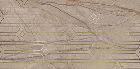 Декор Kerama Marazzi Марокканская коллекция Ифран KMD3STA071BR бежевый светлый глянцевый обрезной 60x119,5x0,9