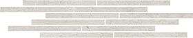 Мозаика из керамогранита Kerama Marazzi T025/11206 Декор Карму мозаичный серый светлый матовый 75x15x9