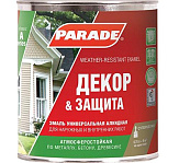 Эмаль Parade Classic А2 Декор & Защита универсальная алкидная полуматовая,  База C 0,75л
