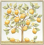 Декор Kerama Marazzi TLA001 Капри Лимонное дерево 20х20