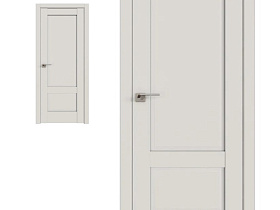 Межкомнатная дверь Profil Doors экошпон серия U 105U Дарк Вайт глухое полотно