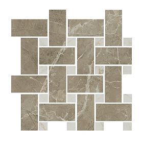 Декор Kerama Marazzi T038/SG6541 Серенада мозаичный бежевый тёмный лаппатированный 32x32x0,9