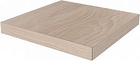 Ступень Kerama Marazzi DL501400R/GCS угловая клееная левая Про Вуд бежевый светлый 33х33