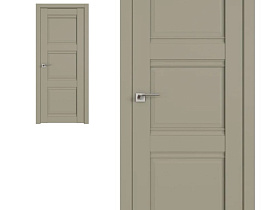 Межкомнатная дверь Profil Doors экошпон серия U 3U Шелл Грей глухое полотно