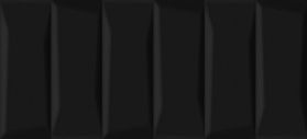 Декофон Cersanit Evolution облицовочная плитка рельеф кирпичи черный (EVG233) 20x44, 1 кв.м.